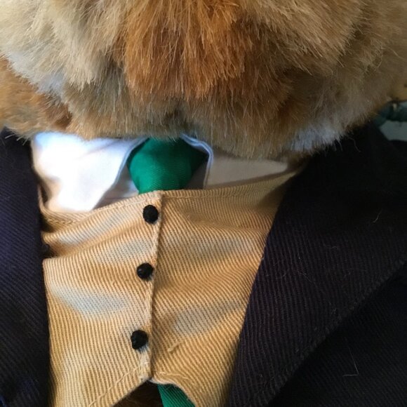 Vintage Gund Lands' End Teddy Big Daddy Authentic Rugby Bear 1992 With Tags MB - Picture 3 of 8